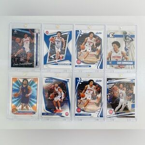 Cade Cunningham ROOKIE Bundle Set of 8 Basketball Trading Cards Detroit Pistons